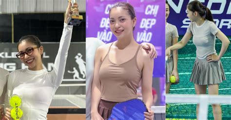 Hot girl từng là mối tình năm 17 tuổi nổi tiếng nhất làng bóng đá hiện tại đam mê pickleball