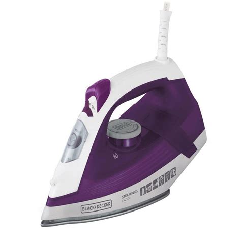 Ferro De Passar A Vapor Steam Plus Base Antiaderente Ceramic Gliss Roxo