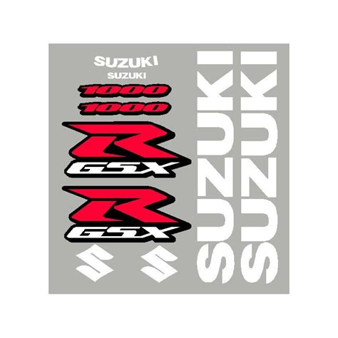 Kit stickers autocollants pour SUZUKI GSXR 600 750 ou 1000 année 2008