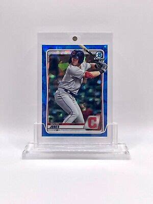 Nolan Jones Bowman Chrome Rare Sapphire Refractor Rookie Card Rc