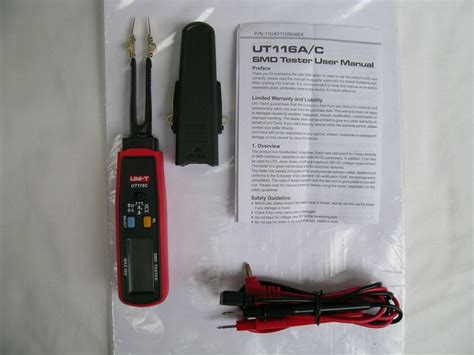 Цифровой мультиметр-пинцет, Smart SMD - тестер UT116C. 1300 гривен.