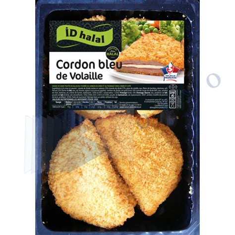 CORDON BLEU DE VOLAILLE Unité 1 Kg ID HALAL