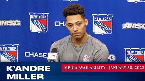 New York Rangers K Andre Miller Postgame Media Availability Jan 30