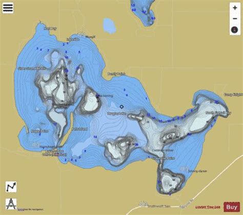 Topo Map Of Douglas Lake