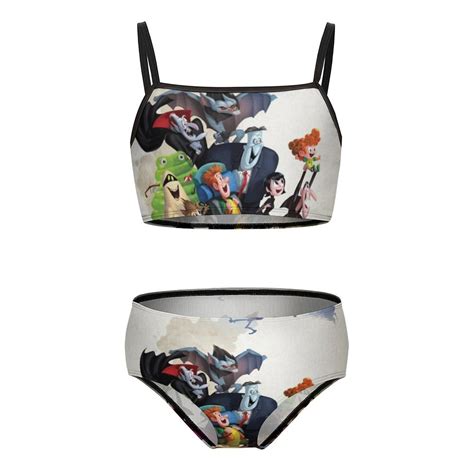 Hotel Transylvania Girls Bikini Swimsuits Two Piece Beach Bathing Suit Swimwear 7 9Y 120cm