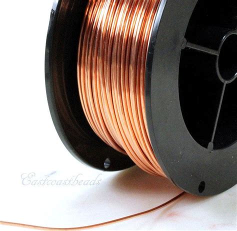 Copper Wire, 16 Gauge, Round, Dead Soft, Solid Copper, Jewelry Quality ...