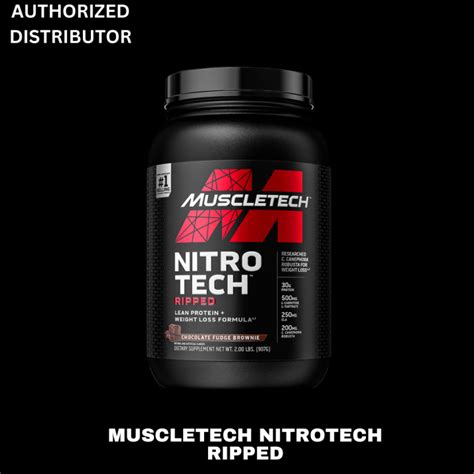 Muscletech Nitro Tech Ripped Lean Whey Protein 2lbs Lazada Ph