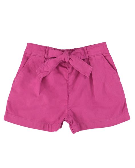 Riachuelo Short Jeans Color Infantil Clochard Amarra O Rosa Tam A