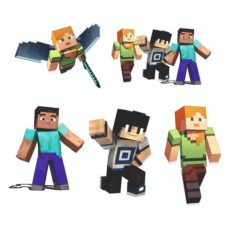 Minecraft Theme Cutouts – PRETTY UR PARTY