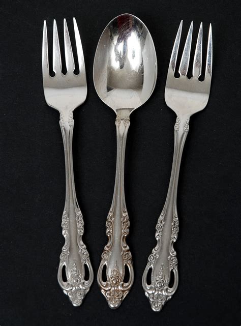 Lot Of 3 Oneida Community BRAHMS Stainless Steel Flatware Forks