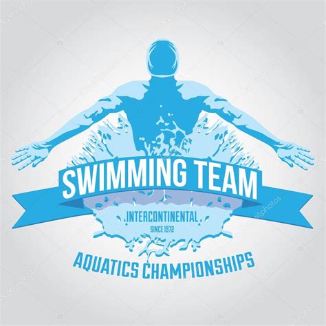 Swimming team logo — Stock Vector #81004824