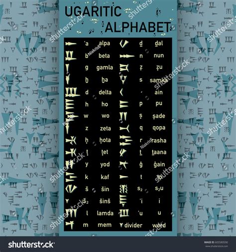 Ugaritic Alphabet: Over 21 Royalty-Free Licensable Stock Vectors ...