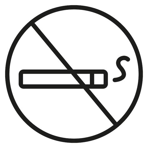 Premium Vector No Smoking Vector Illustration