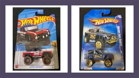 Hot Wheels Baja Blazers Custom Ford Bronco Red Black Hot Wheels Rebel Rides