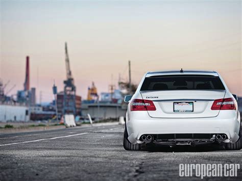 Nice Rear End Of A White Mercedes Benz E350 W212 Mercedes Benz E350