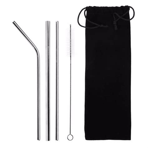 Jual Sedotan Stainless Steel Reusable Straw 5 In 1 Di Lapak Wd Shop Wedi Li90