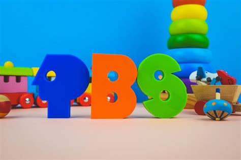 Pbs Letters 3d Printed Logo Pbs Kids 3d Printing Kids Tv Toy Etsy