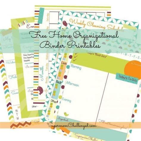 Free Printables For Home Organization