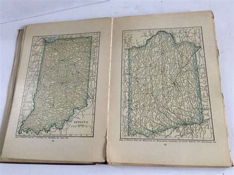 Dated 1923 Atlas Of The World And Gazetter 100 Or So Maps Ebay