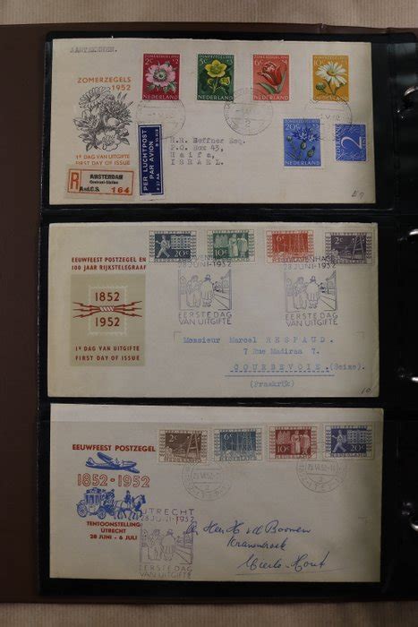 Netherlands Batch Of Fdcs In Fdc Albums Catawiki