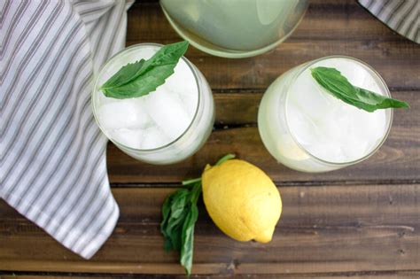 Sparkling Basil Lemonade Sweet Beginnings Blog