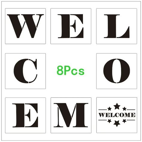 Welcome Printable Letters