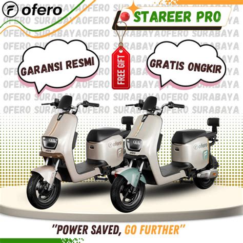 Jual SEPEDA LISTRIK OFERO STAREER PRO E BIKE SPEED 46KM POWER 600W