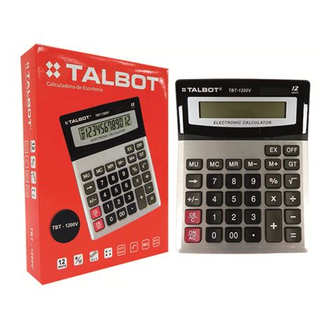 MDO CALCULADORA TALBOT ESCRIT 12DIG 1200V