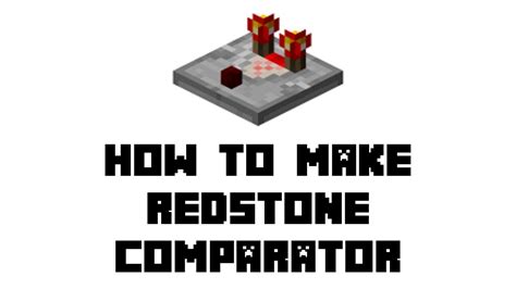 Redstone Comparator : How To Make A Simple Portable Rapid Piston ...