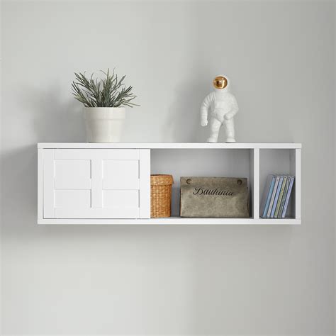 Wall Storage Cabinet Unit With Sliding Doors