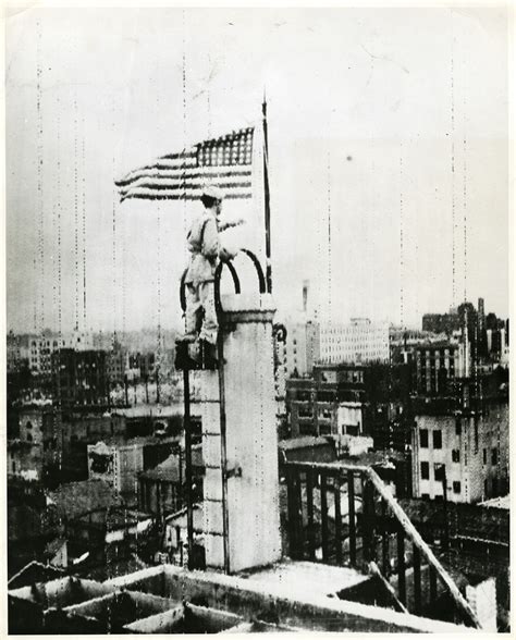 U.S. flag hoisted over Tokyo, Japan, 1945 | The Digital Collections of ...