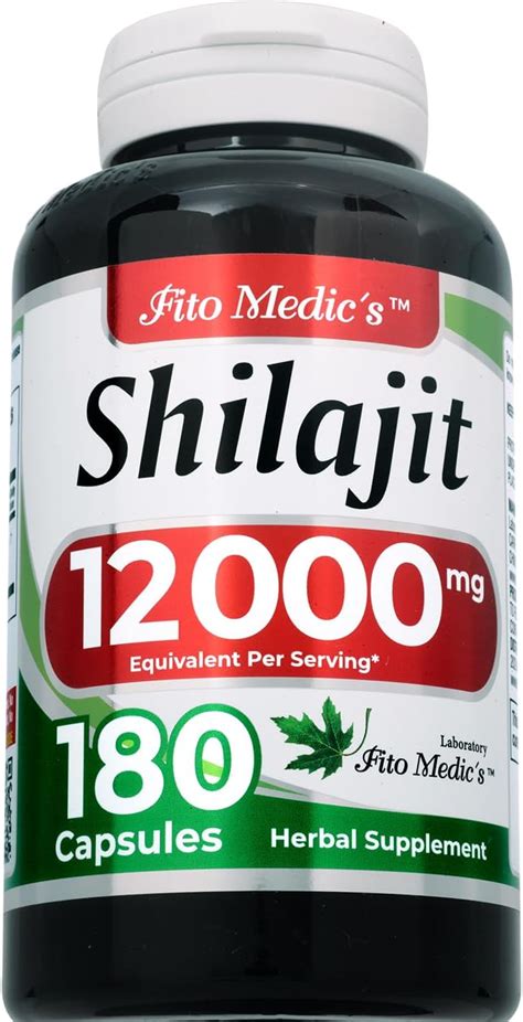 Amazon Lab Shilajit Shilajit Capsules 180 Capsules 12000