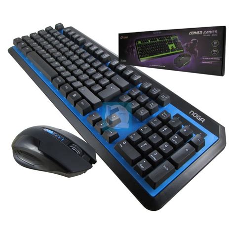 Teclado Y Mouse Inalambrico Gamer Combo Noga NKB 40