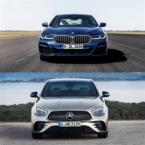 Photo Comparison BMW 5 Series LCI Vs Mercedes Benz E Class