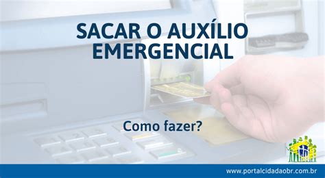 Sacar O Aux Lio Emergencial Nova Rodada De Saques Come A Em Mar O