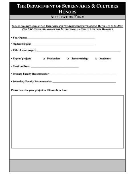 Fillable Online Lsa Umich LEASE FILL OUT AND PLOAD THIS FORM AND THE