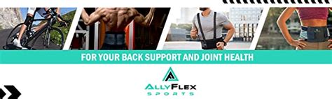 Allyflex Sports® Lightweight Back Brace For Men And Women Under Uniform Dual Ergonomical 3d