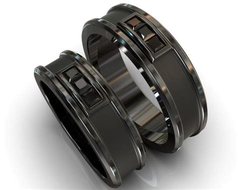 Vidar Jewelry Unique Custom Engagement And Wedding Rings Black Gold