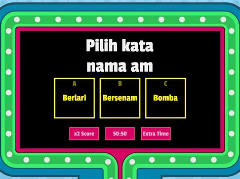 Pilih Jawapan Yang Sesuai Gameshow Quiz