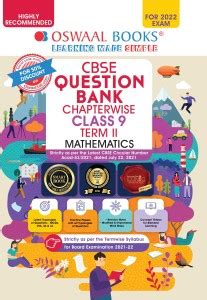 Oswaal CBSE Question Bank Chapterwise For Term II Class 9 Mathematics