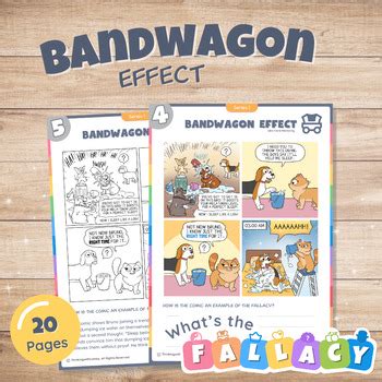 Bandwagon Effect Fallacy Activity Pack by Duchess and Bruno | TPT