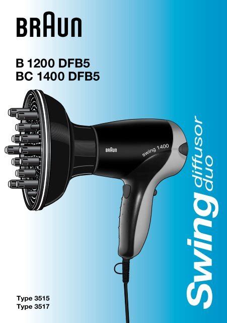 Braun Swing 1200-B1200 - B1200 DFB5, BC1400 DFB5, swing diffusor duo UK ...
