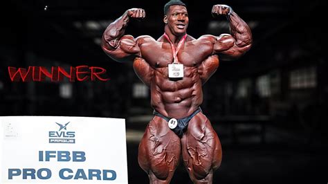 Neckzilla Wins Pro Card New Threat To Mr Olympia Champion Rubiel