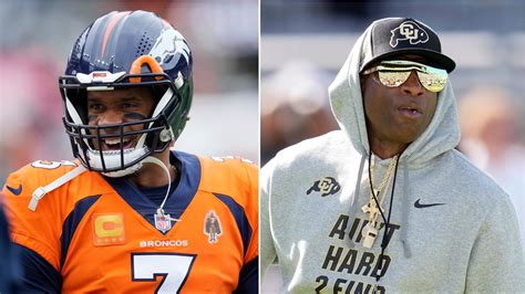 Broncos Russell Wilson Wears Deion Sanders Halloween Costume