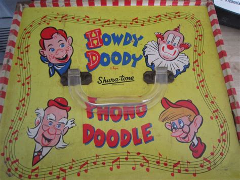 Howdy Doody Phono Doodle All Original Wspare Needles Spins Etsy