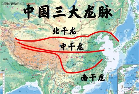 中国龙脉分布图 图库 五毛网