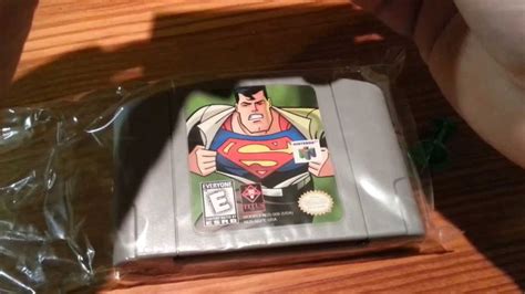 Unboxing Of New Sealed N64 Superman 64 All Contents Revealed Youtube