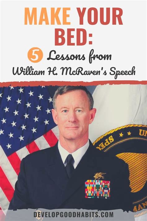 Make Your Bed 5 Lessons From William H McRaven S Speech Make Your