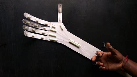 How To Make A Robotic Arm Out Of Cardboard Youtube