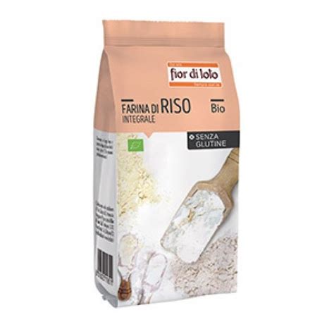 Fior Di Loto Farina Di Riso Integrale Bio Senza Glutine 375g Minsan